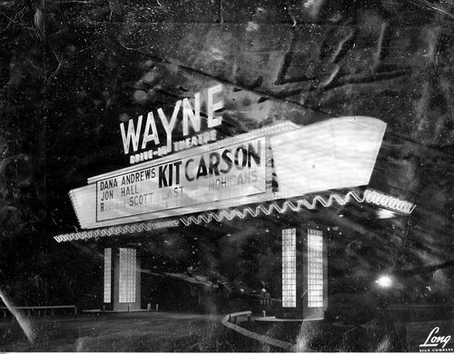Wayne Drive-In Theatre - Marquee From F Ryan (newer photo)